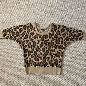 XoXo leopard sweater